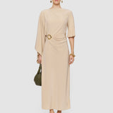 Robe Joya en satin twill 