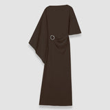 Robe Joya en satin twill 