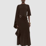 Robe Joya en satin twill 