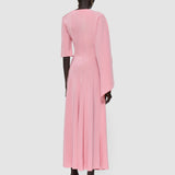 Pink Joya Satin Twill Dress - Joseph