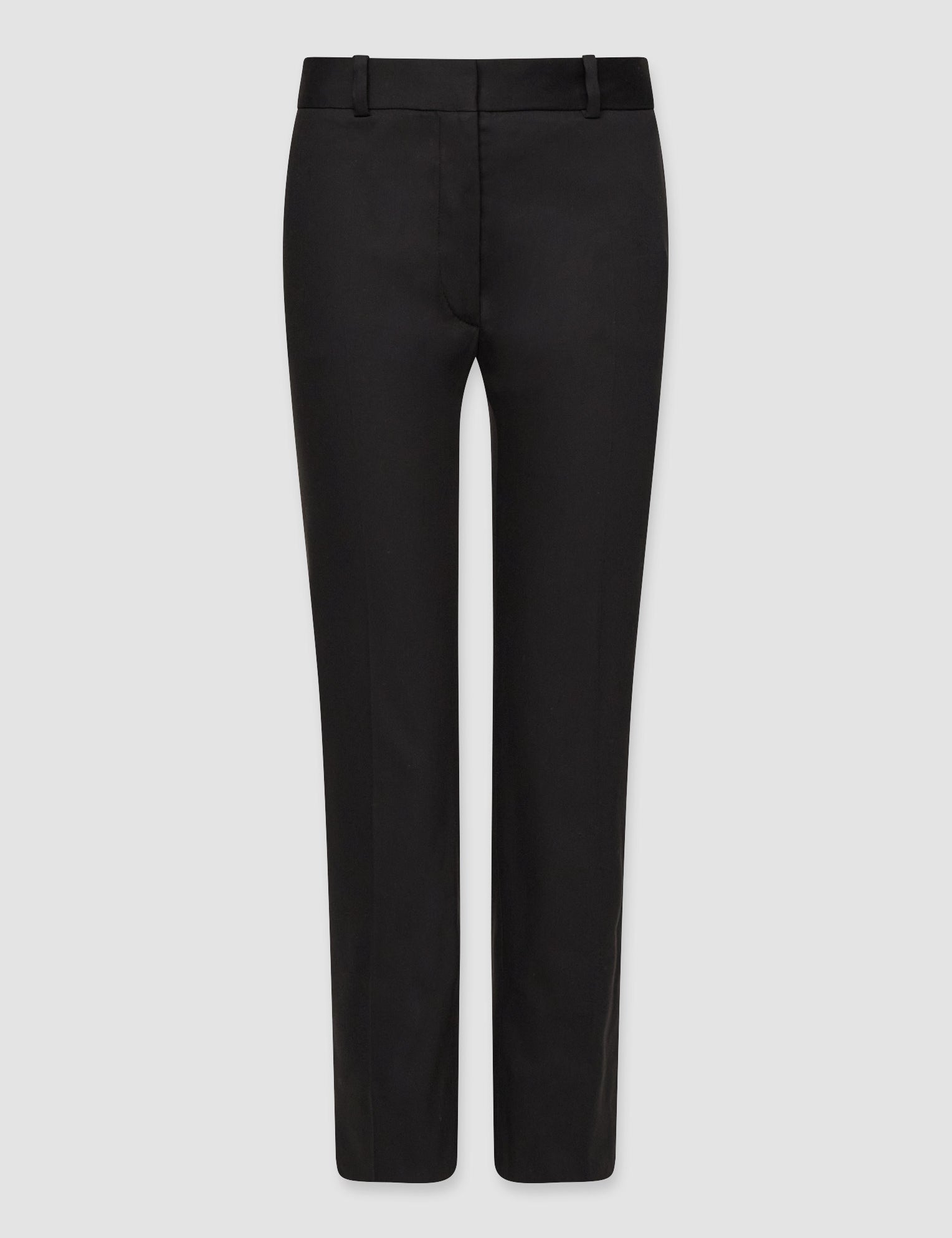 Black Bing Court Light Gabardine Stretch Trousers - Joseph