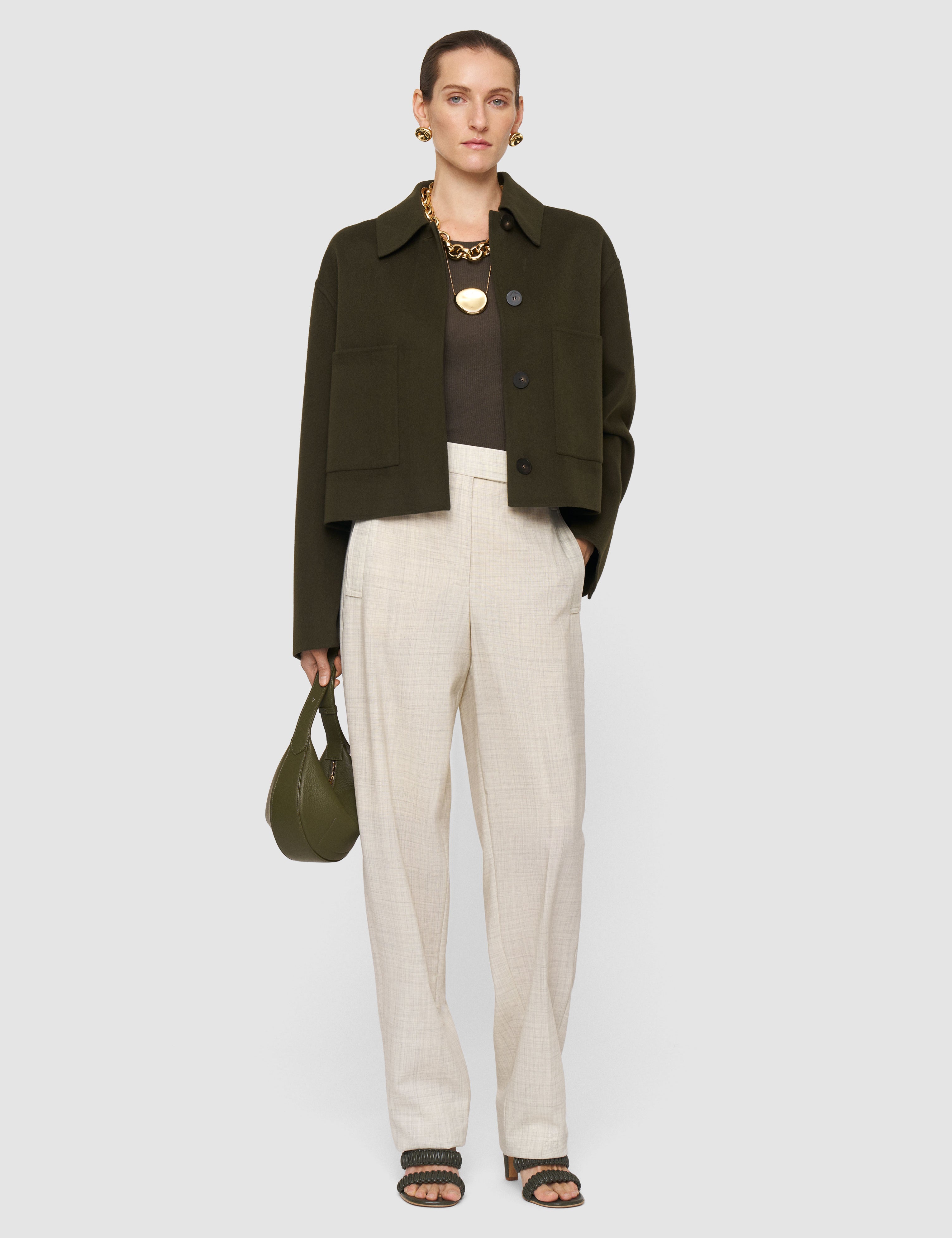 Green Kalaa Light Double Face Jacket - Joseph
