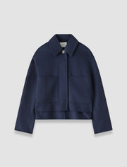 Blue Kalaa Light Double Face Wool Jacket - Joseph