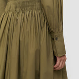 Green Kathe Cotton Poplin Dress - Joseph