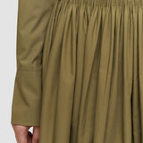 Green Kathe Cotton Poplin Dress - Joseph