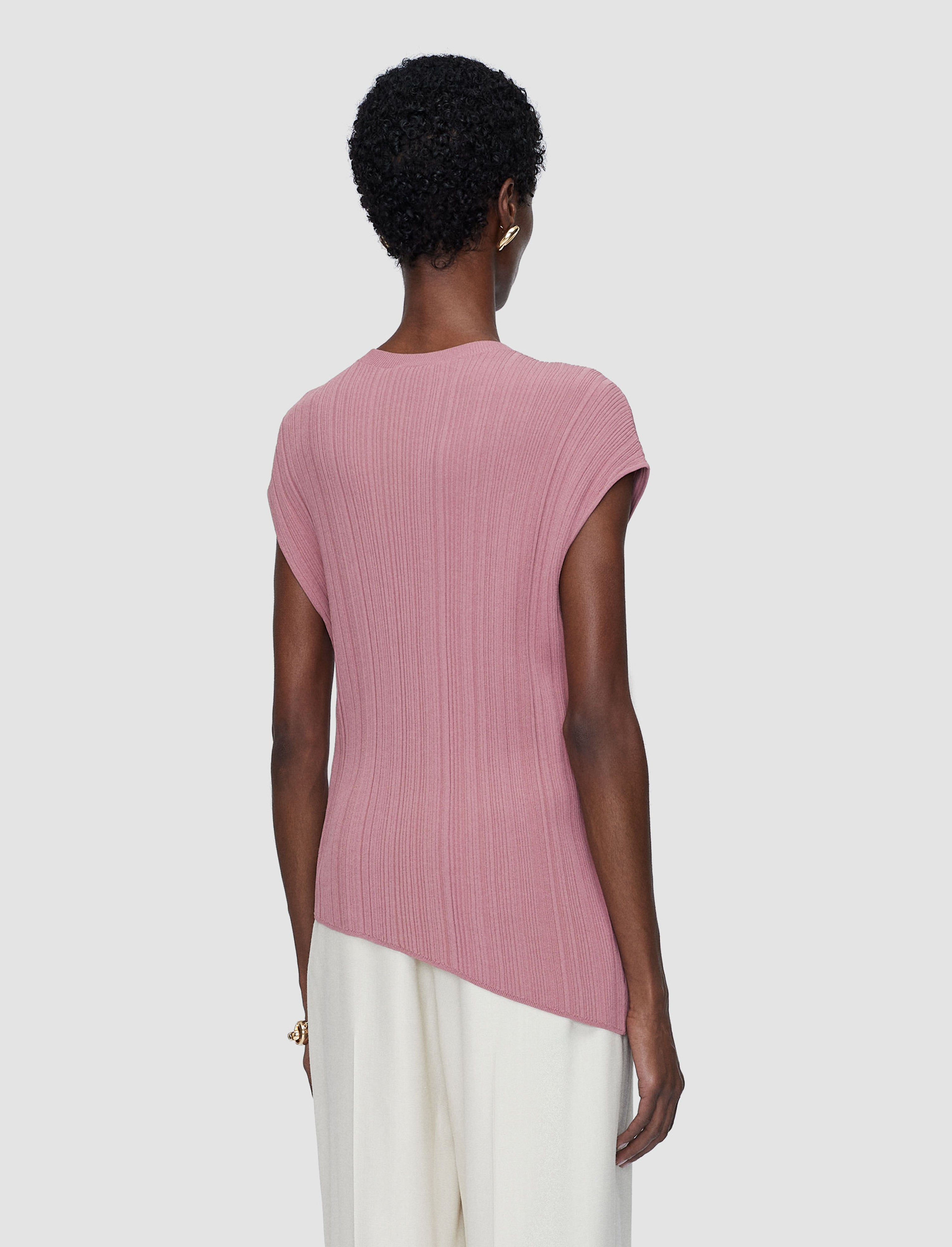 pink-kenit-knit-plisse-top-JOSEPH