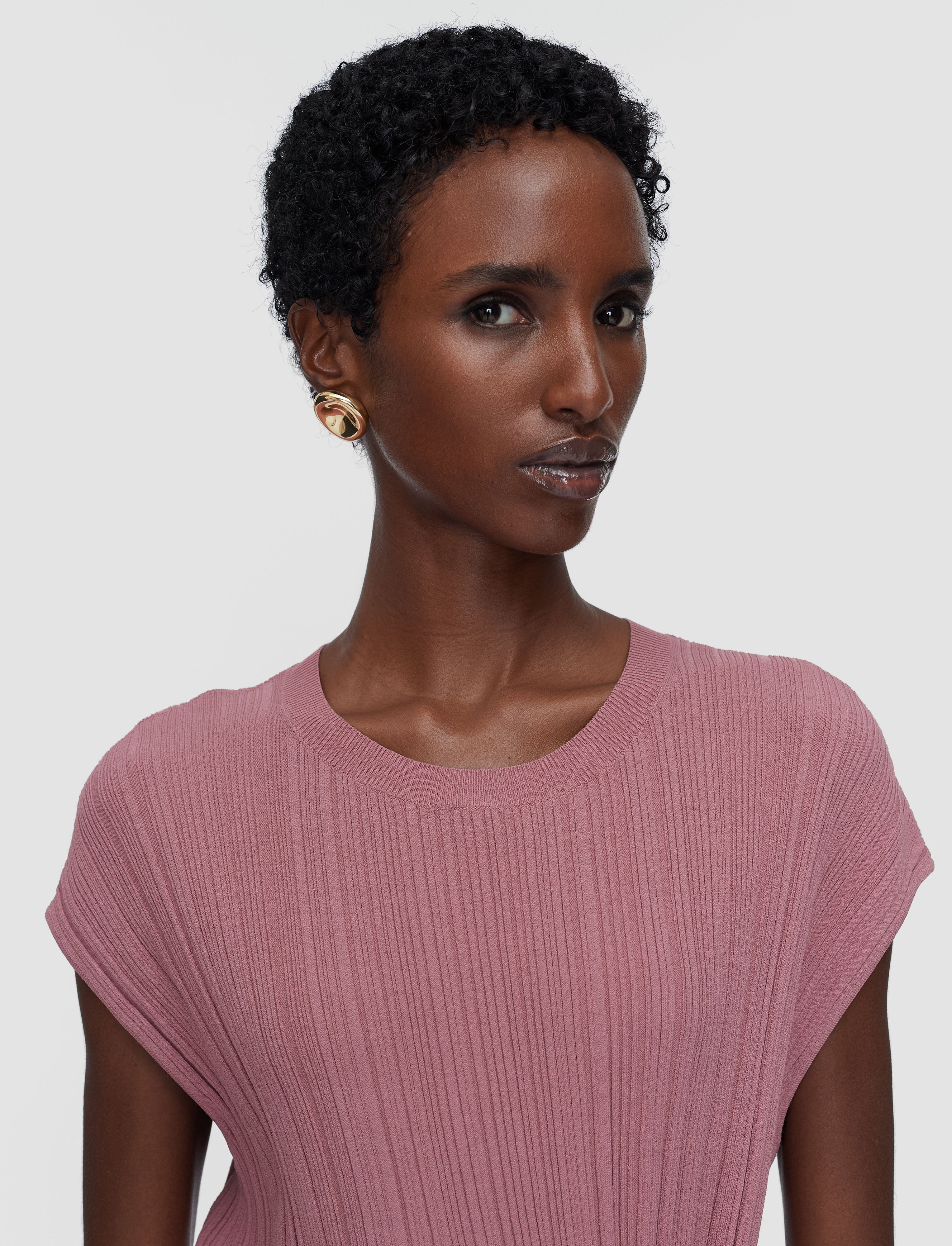 pink-kenit-knit-plisse-top-JOSEPH