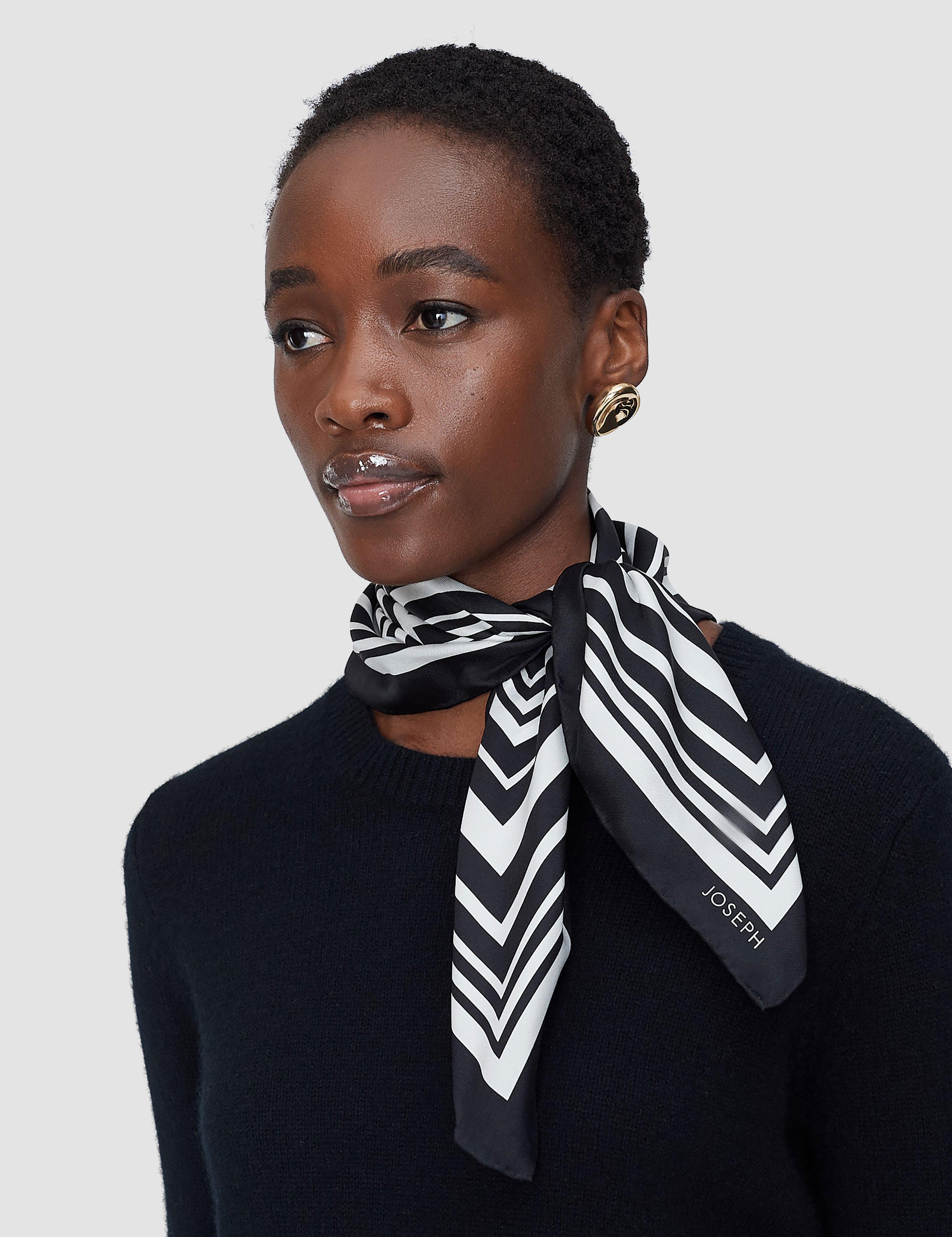 Multicolour Kenza Silk Scarf - Joseph