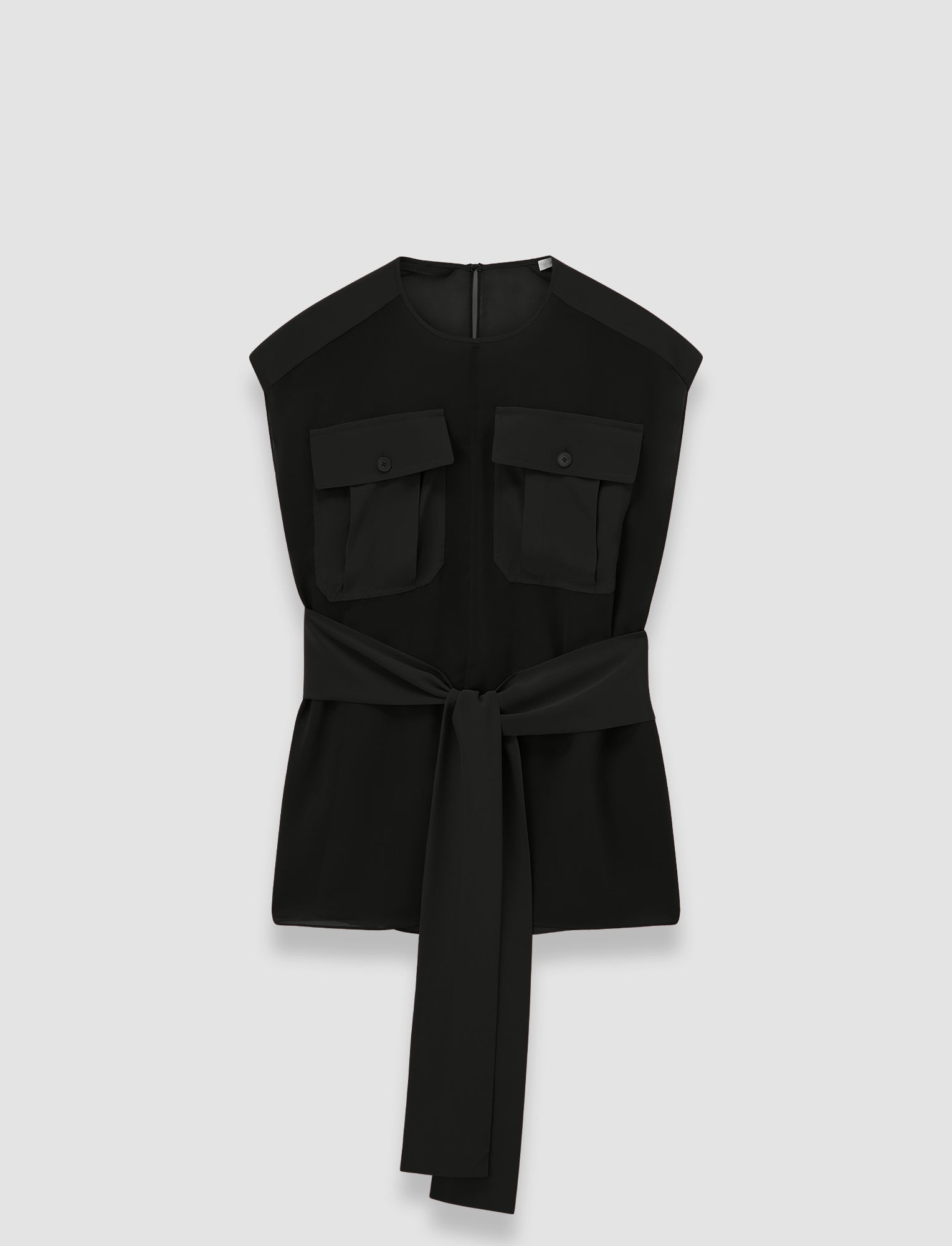 black-kniza-silk-blend-blouse-JOSEPH