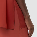 Red Kniza Crepe de Soie Silk Blouse - Joseph