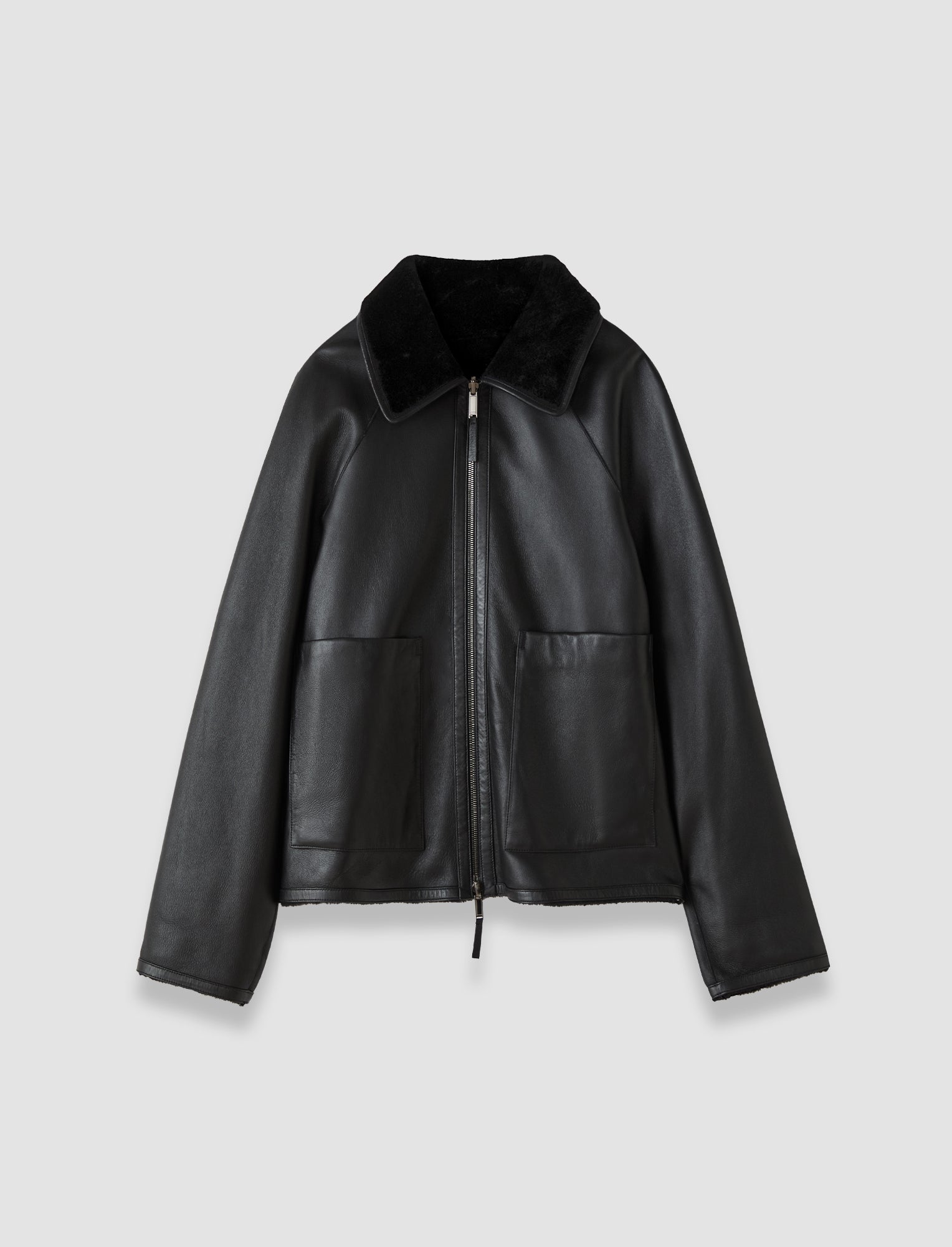 noir-veste-kyro-reversible-en-shearling-souple-JOSEPH