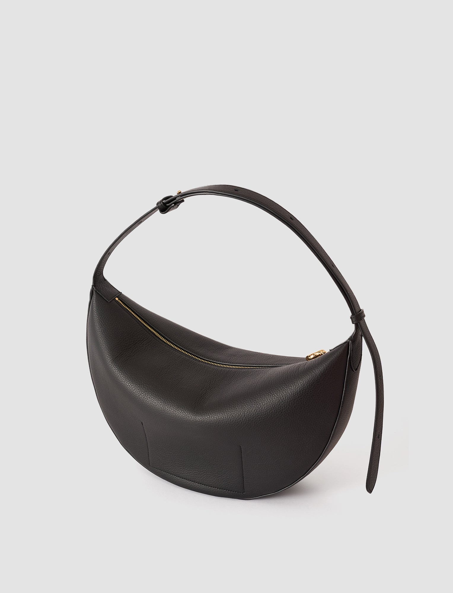 black-large-bean-leather-bag-JOSEPH