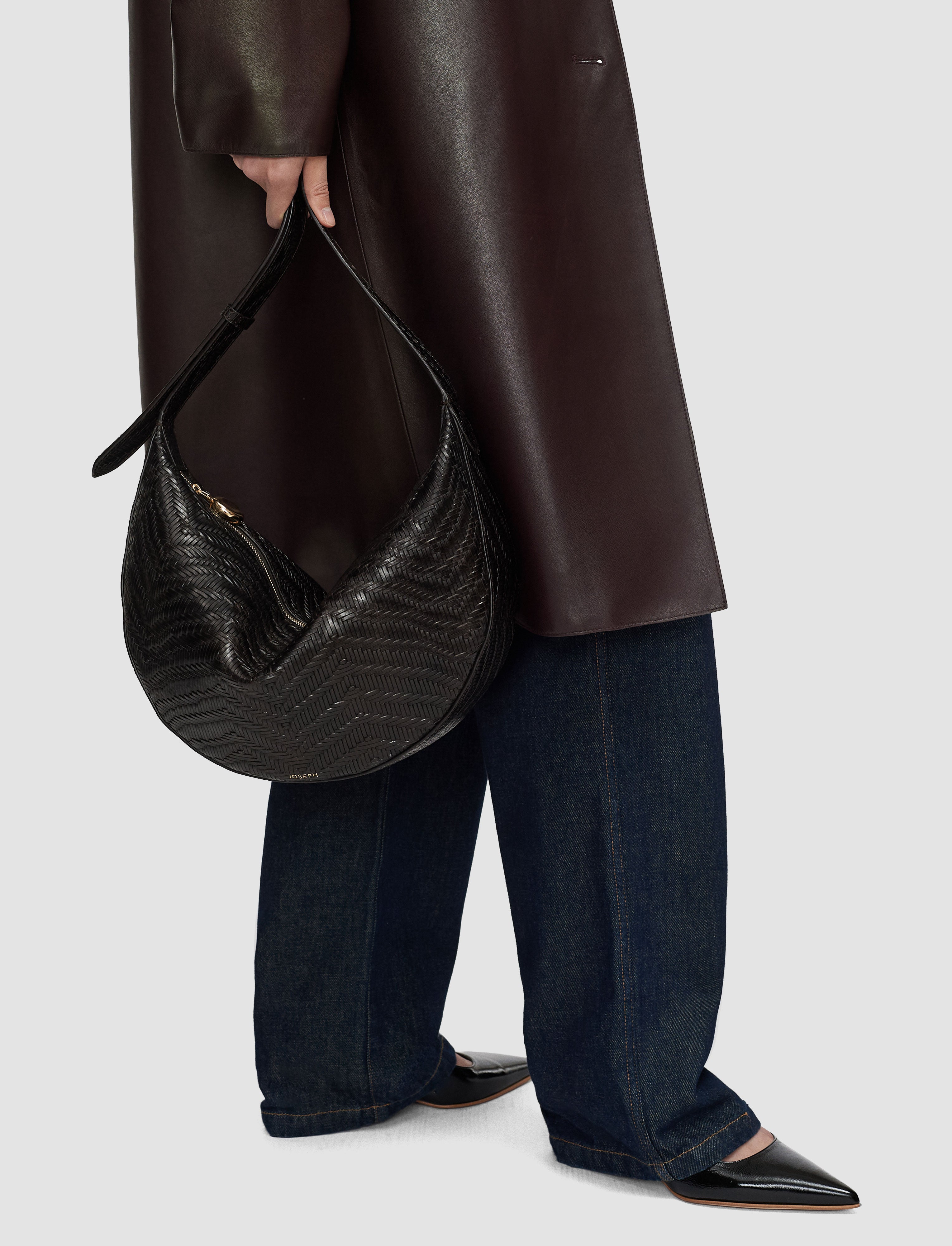 brown-large-bean-woven-leather-bag-JOSEPH