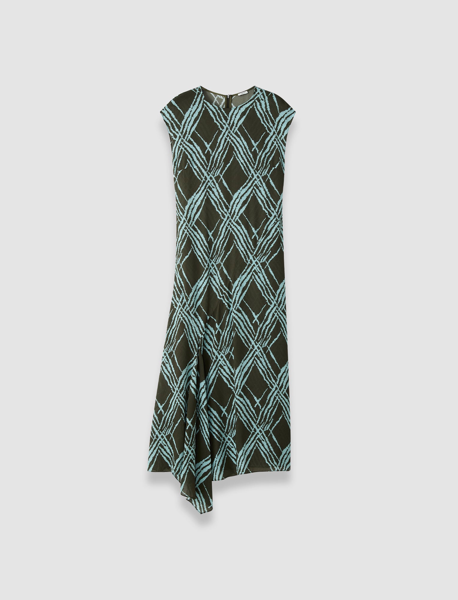 multicolour-lauri-open-weave-silk-dress-JOSEPH