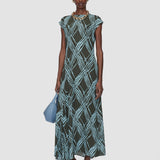 Multicolour Lauri Open Weave Silk Dress - Joseph