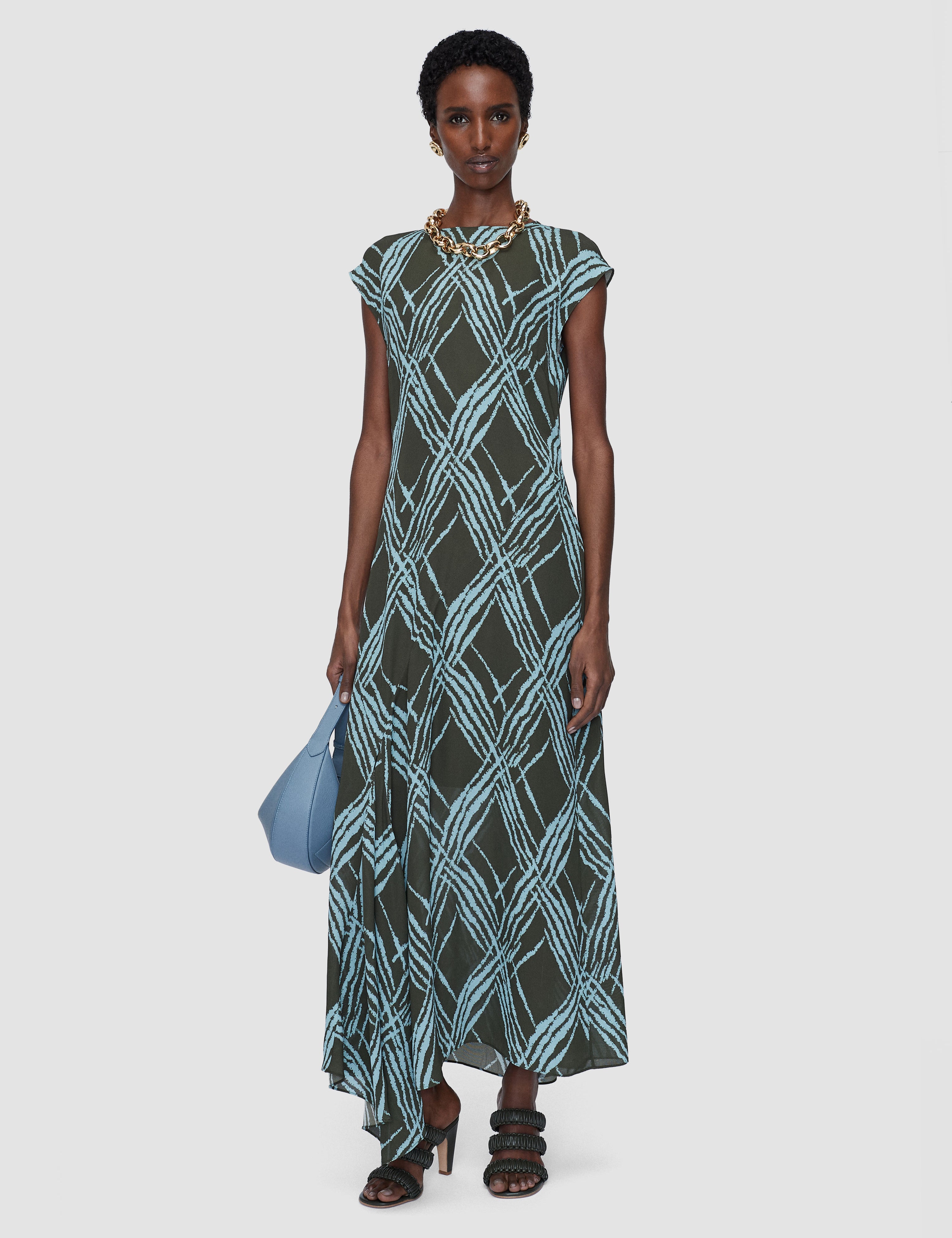 Multicolour Lauri Open Weave Silk Dress - Joseph