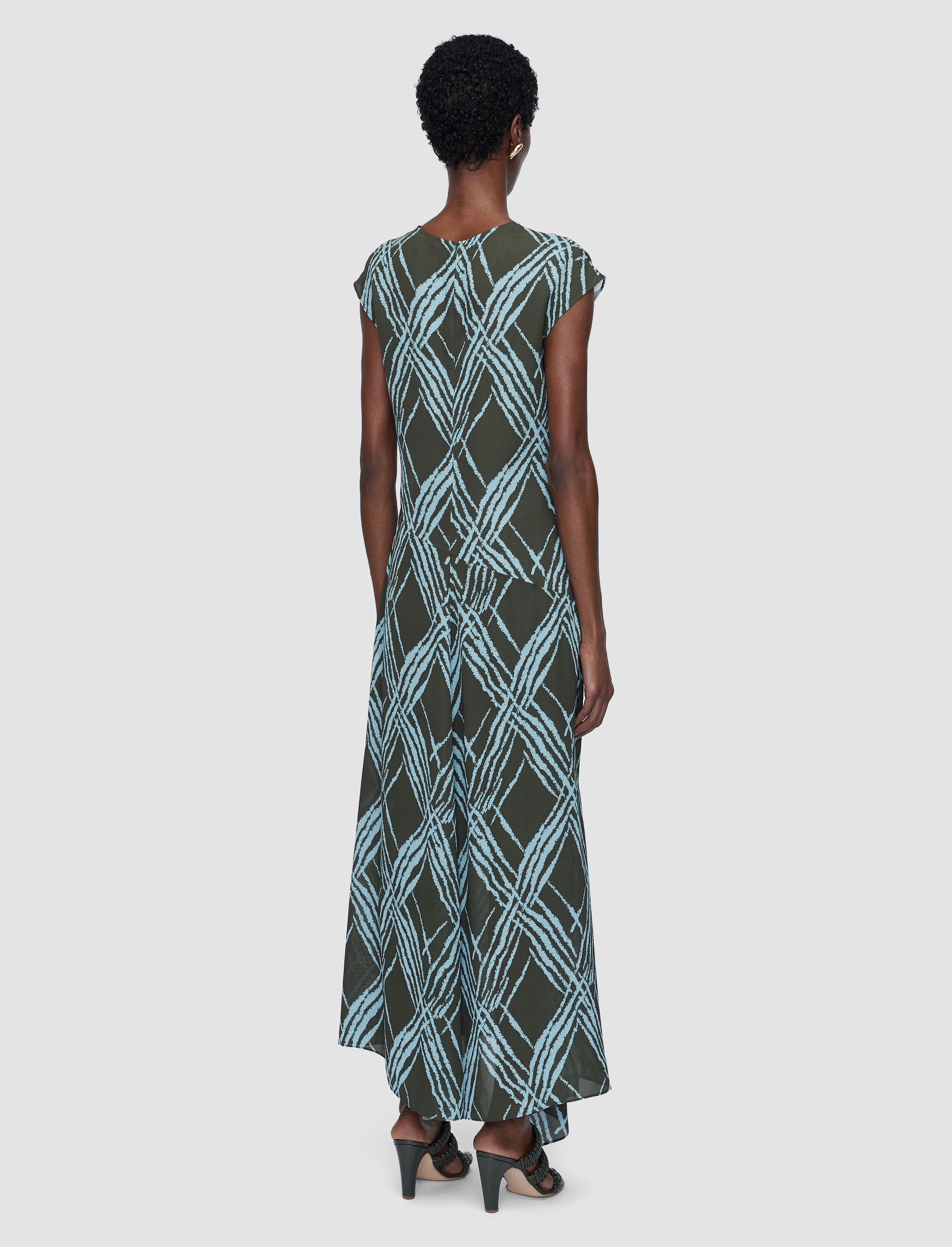 multicolour-lauri-open-weave-silk-dress-JOSEPH