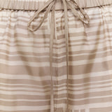 Beige Laven Printed Silk Shorts - Joseph