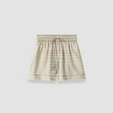 Laven Printed Silk Shorts