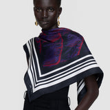 Layla Large Silk Scarf