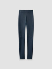 Blue Leather Stretch Leggings - Joseph