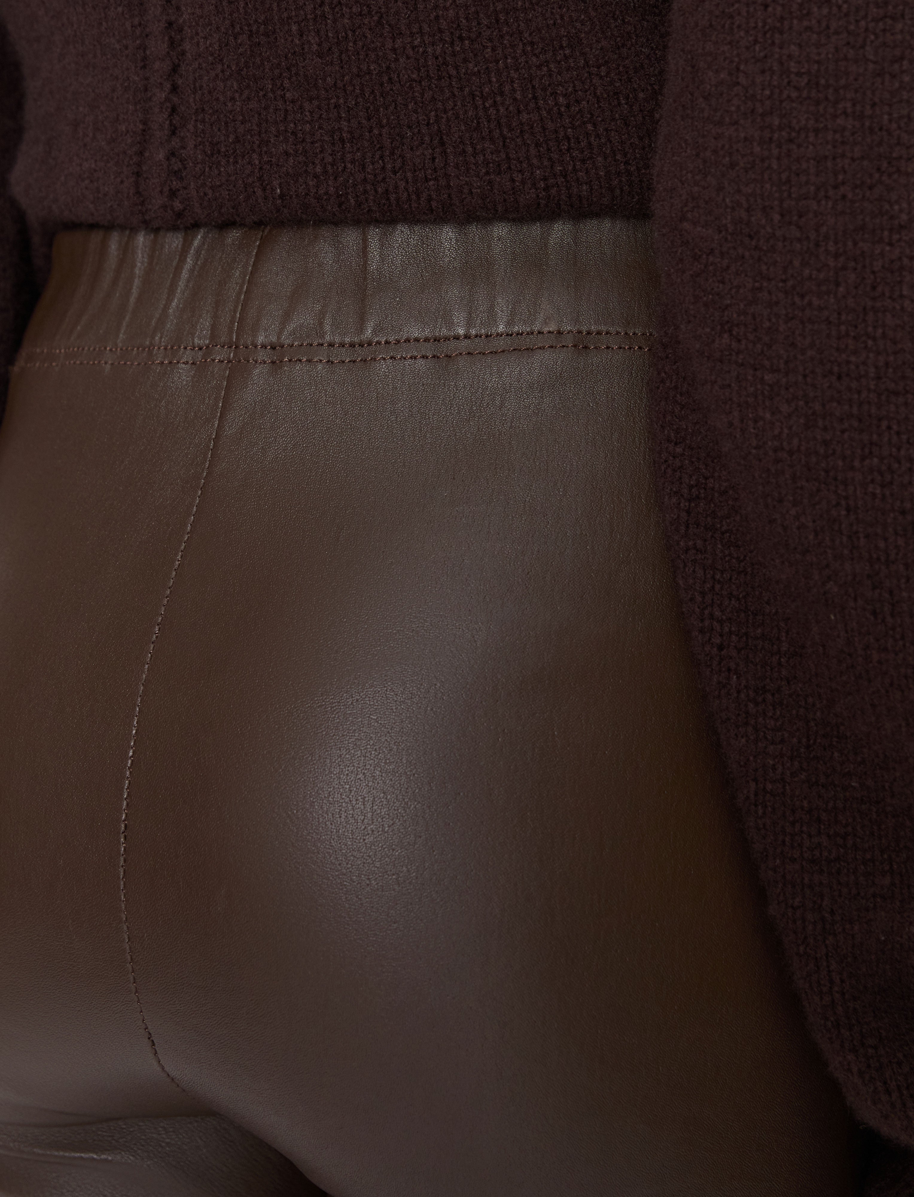 marron-legging-en-cuir-stretch-JOSEPH