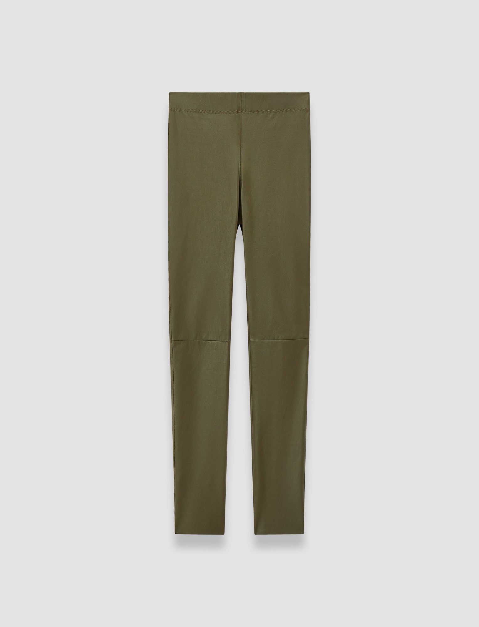 green-leather-stretch-leggings-JOSEPH
