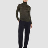 Black Leblanc Lurex Knit Jumper - Joseph
