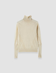 Gold Leblanc Lurex Knit Jumper - Joseph