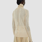 Leblanc Lurex Knit Jumper XS - Joseph