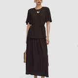 Libby Silk Blend Crepe Top