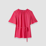 Libby Silk Blend Crepe Top