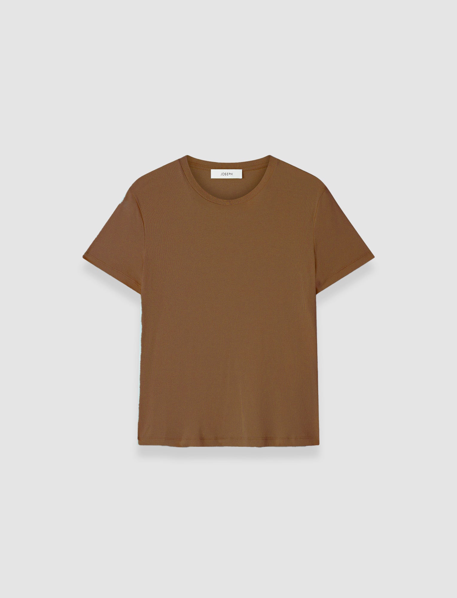brown-livia-mercerised-cotton-t-shirt-JOSEPH