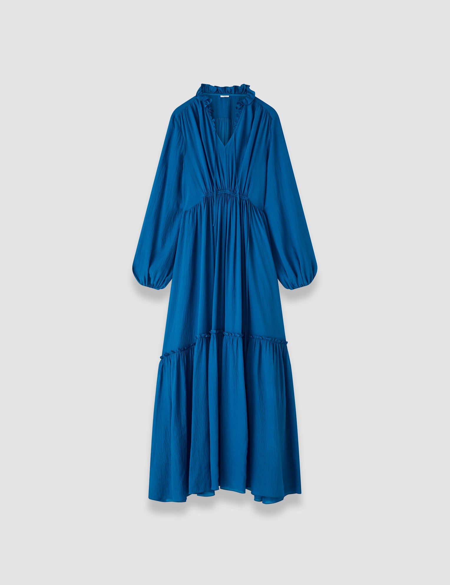 Blue Lotus Textured Silk Dress - Joseph