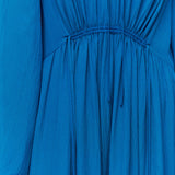 Blue Lotus Textured Silk Dress - Joseph