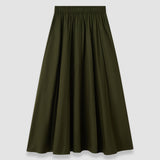 Jupe Manar en satin de coton