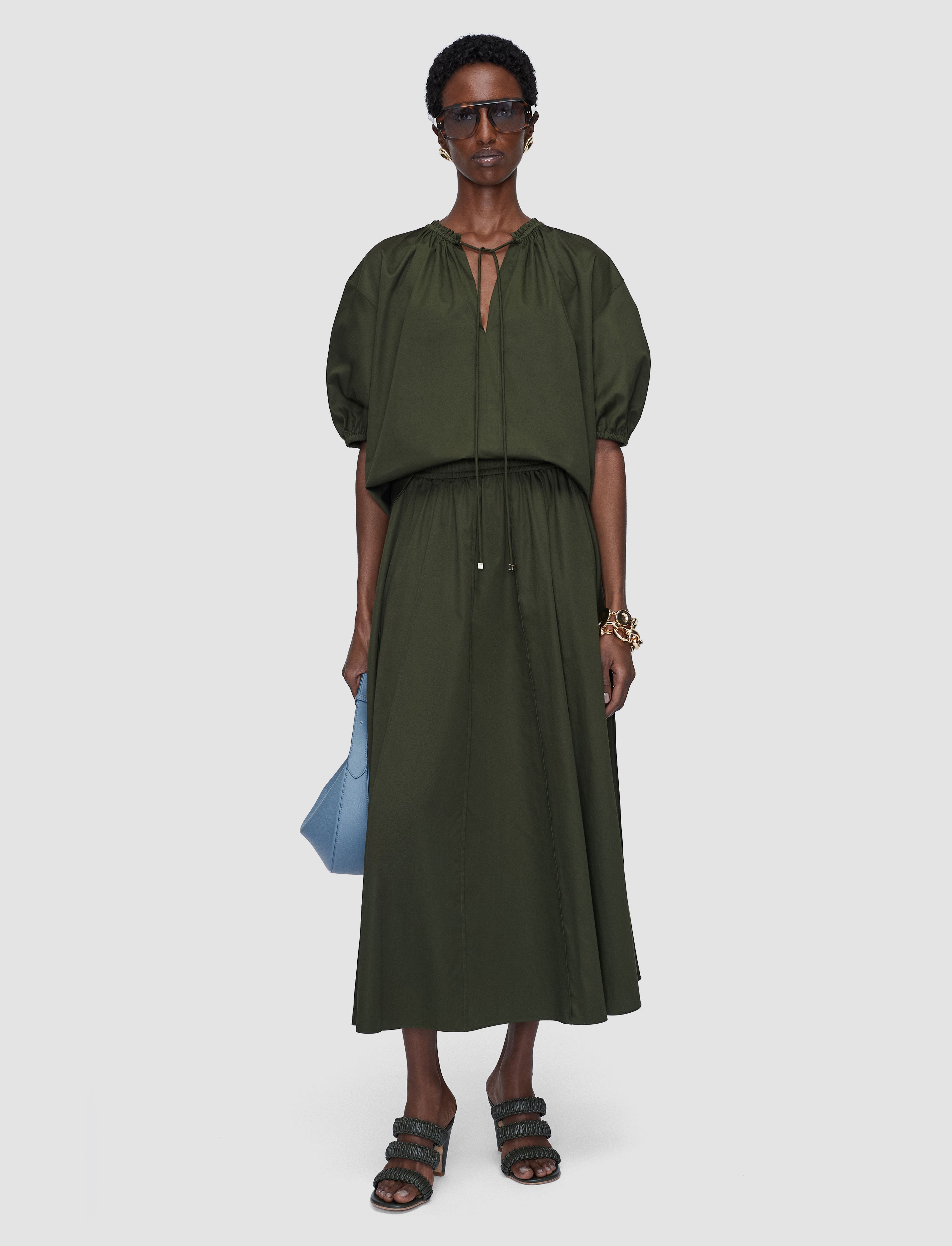 vert-jupe-manar-en-satin-de-coton-JOSEPH