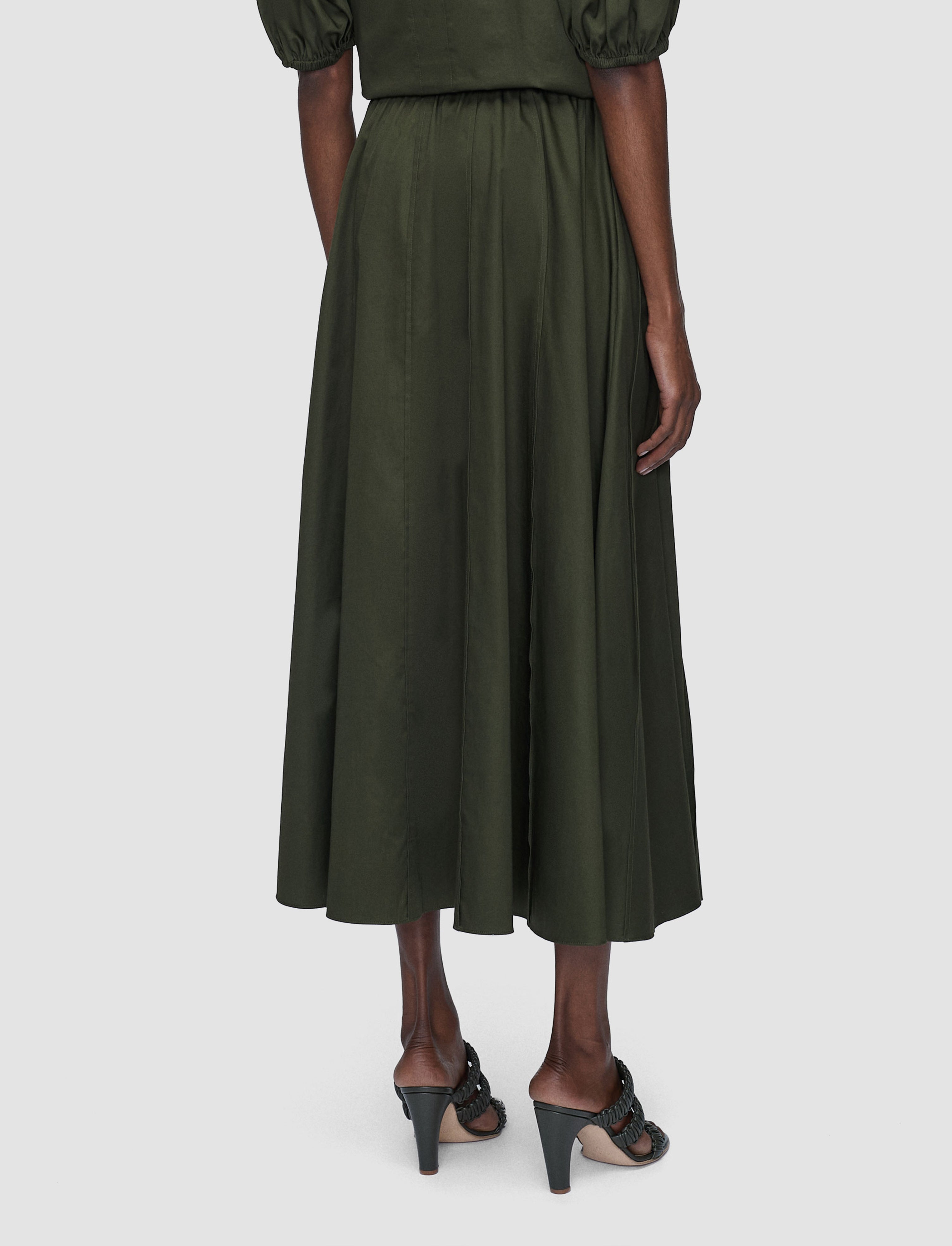 vert-jupe-manar-en-satin-de-coton-JOSEPH