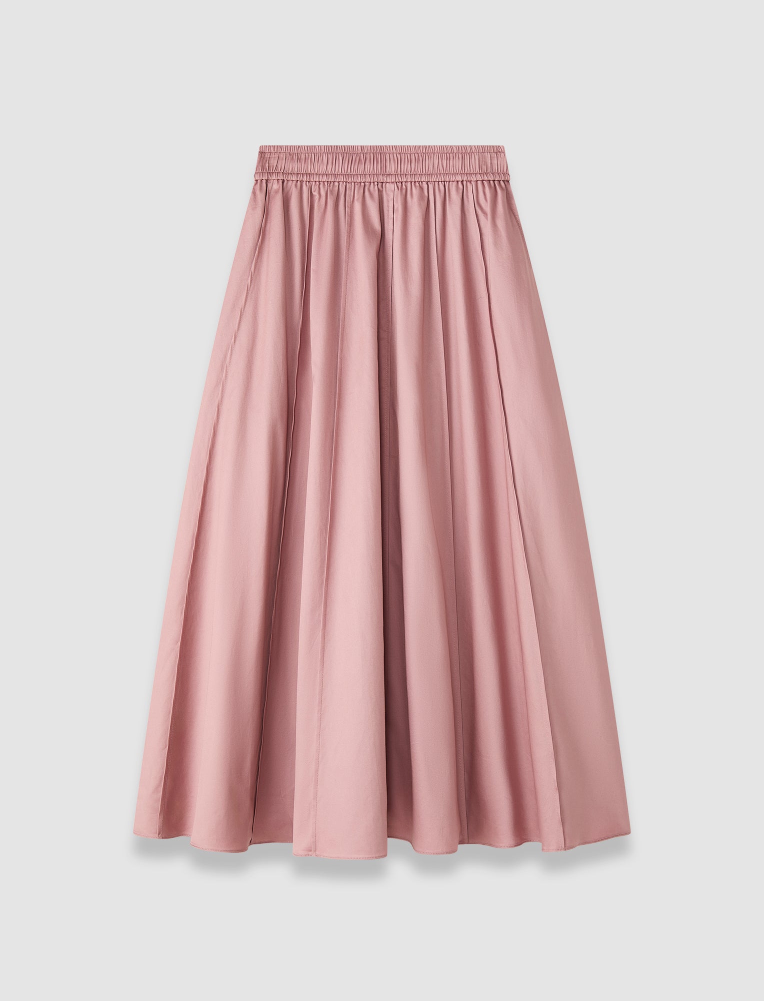 pink-manar-cotton-sateen-skirt-JOSEPH