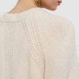 White Maple Pure Cashmere Jumper - Joseph