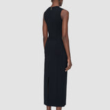 Black Mille Compact Milano Knit Dress - Joseph