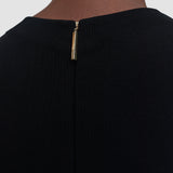 Black Mille Compact Milano Knit Dress - Joseph