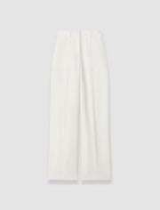 White Mitae Textured Wool Trousers - Joseph