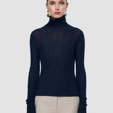 Pull Molony en laine côtelée transparente 