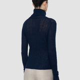 Pull Molony en laine côtelée transparente 