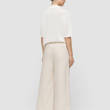 Beige Moni Light Cotton Trousers - Joseph