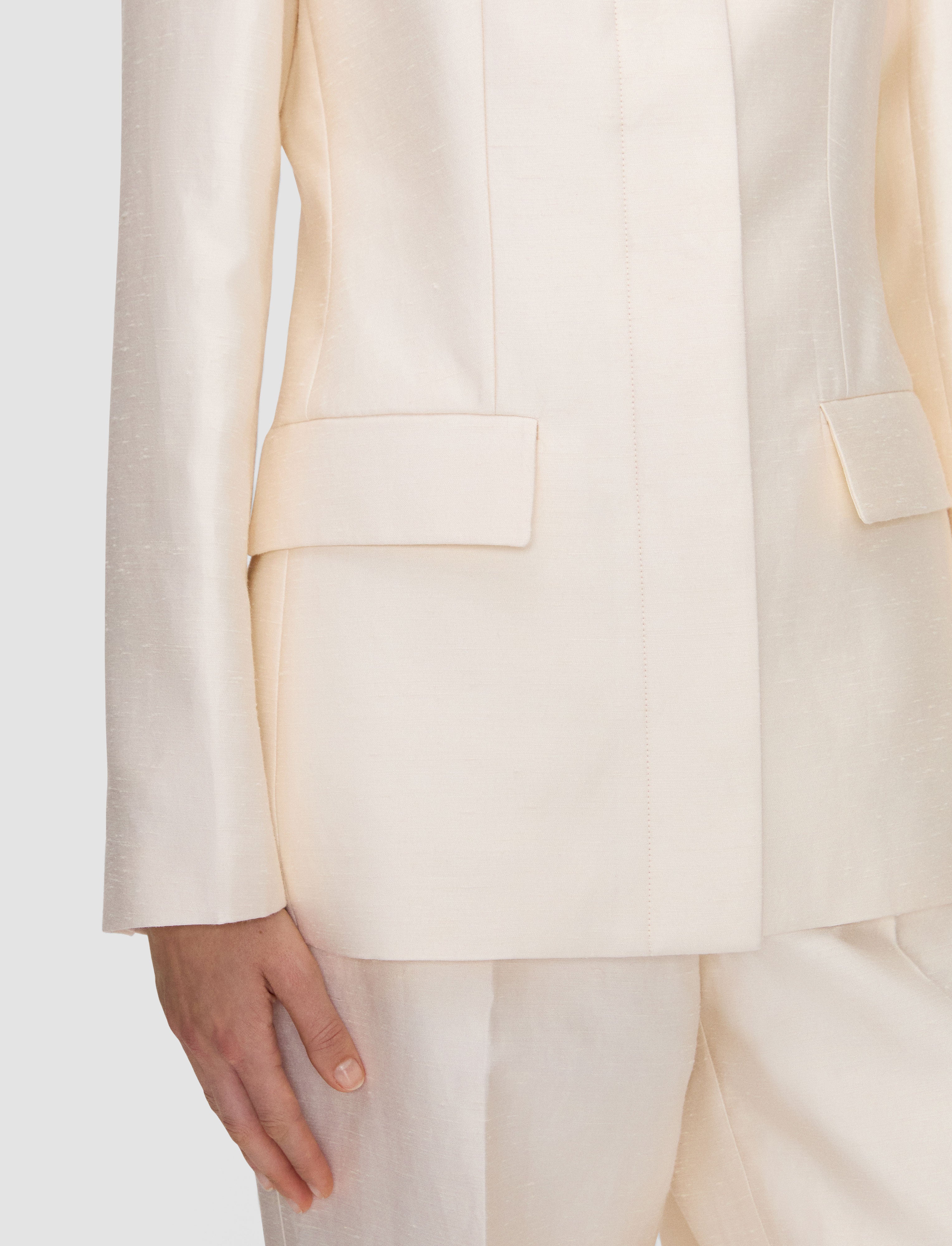 beige-myra-cotton-silk-blend-jacket-JOSEPH