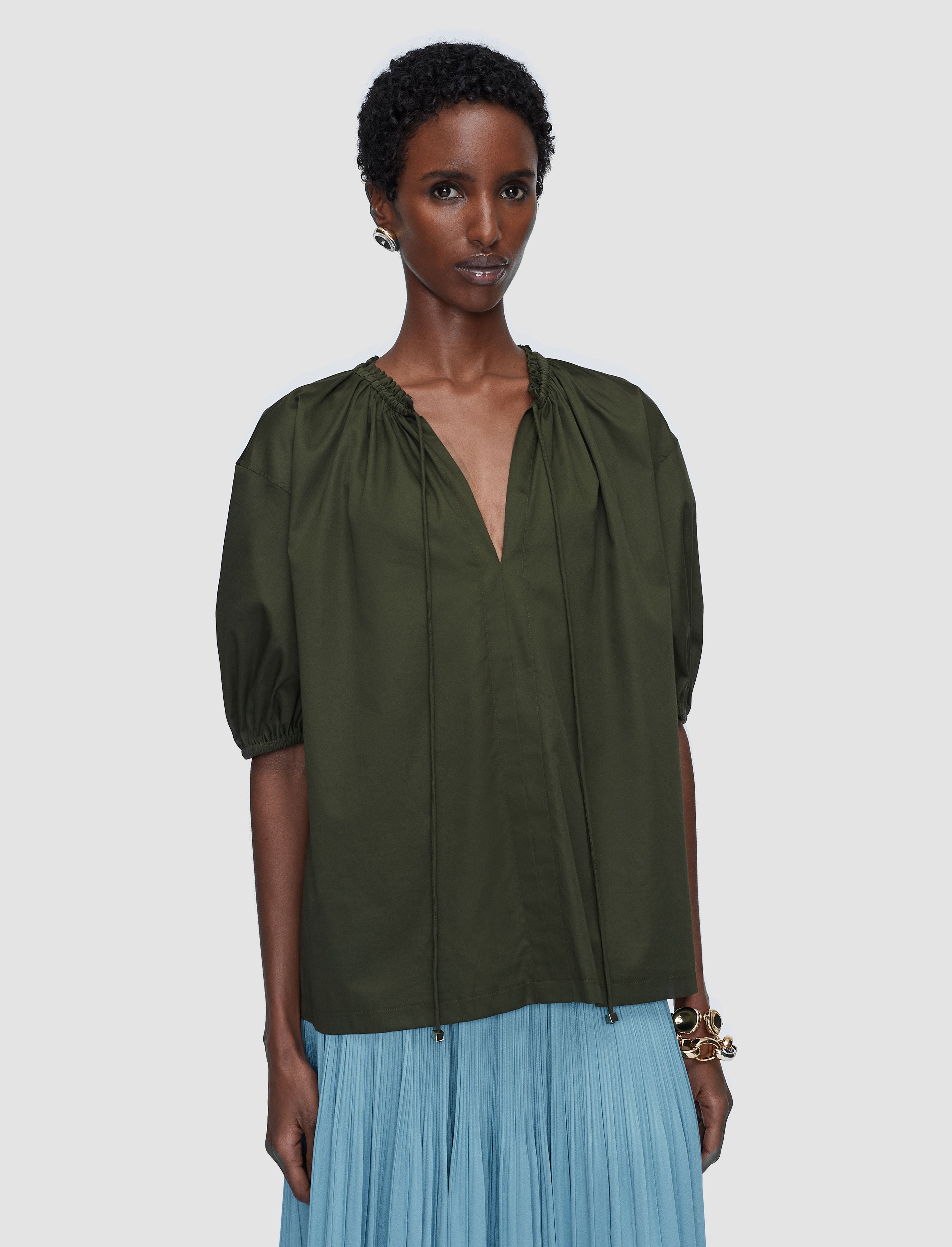 vert-blouse-nador-en-satin-de-coton-JOSEPH
