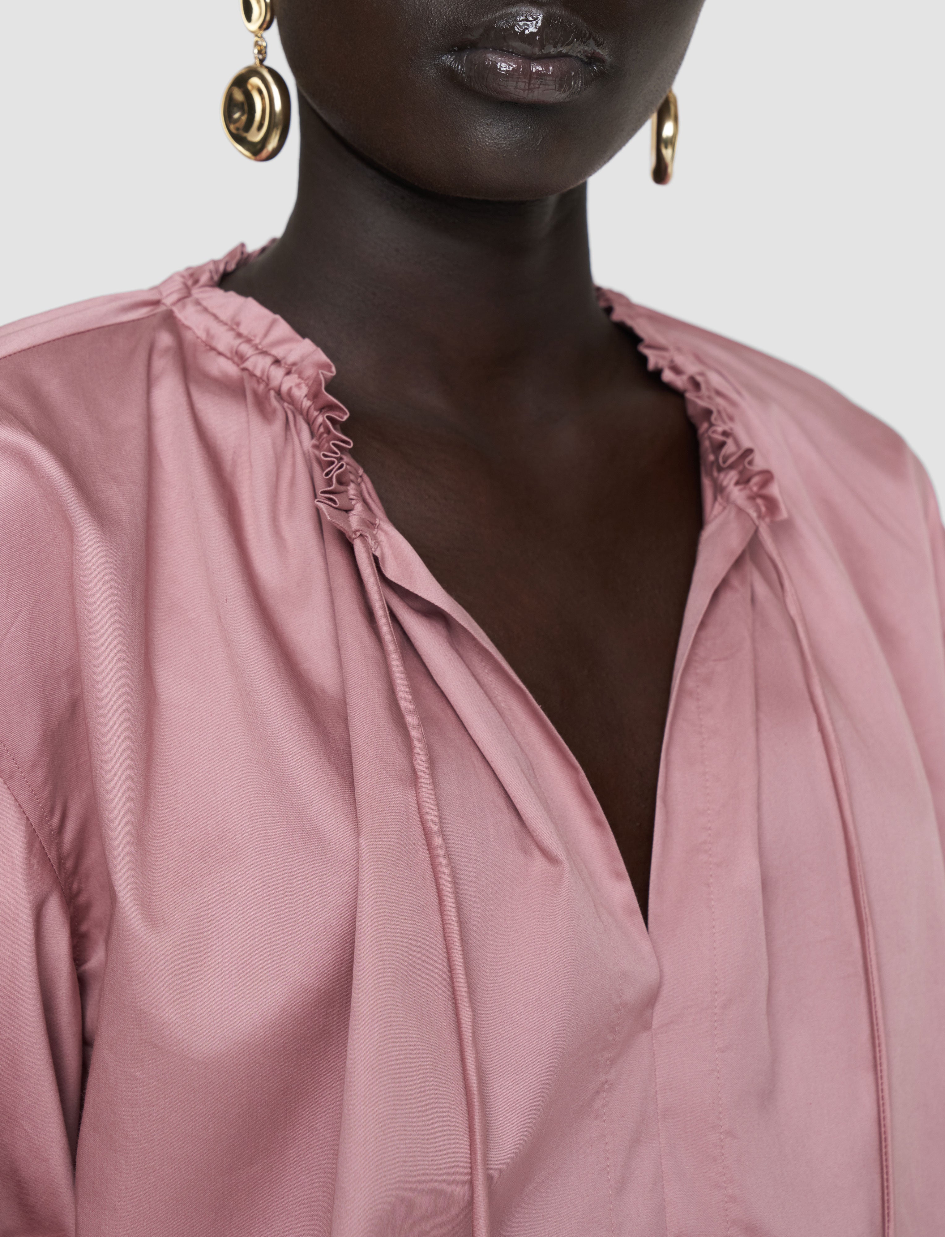 pink-nador-cotton-sateen-blouse-JOSEPH