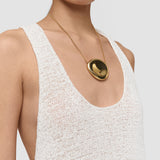 White Nahra Open Cotton Knit Dress - Joseph